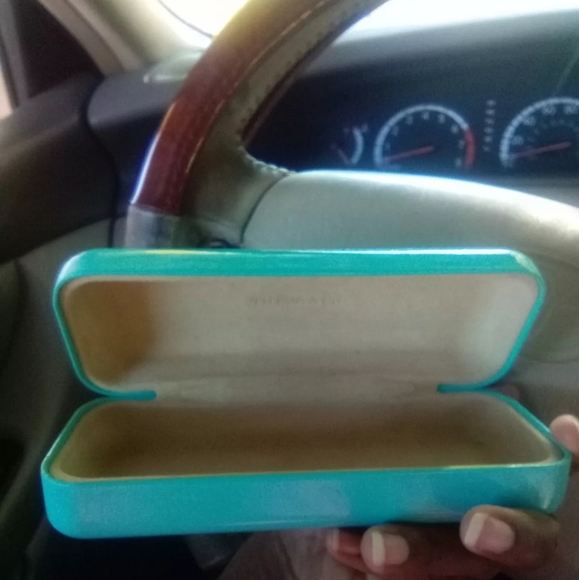 Vintage Tiffany Patent Leather Eyeglass Case Hard Shell - Picture 8 of 12